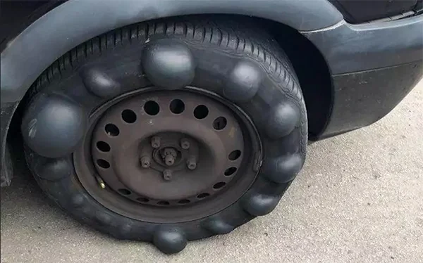 Грыжи шины – как появляются, как их исправить и избежать