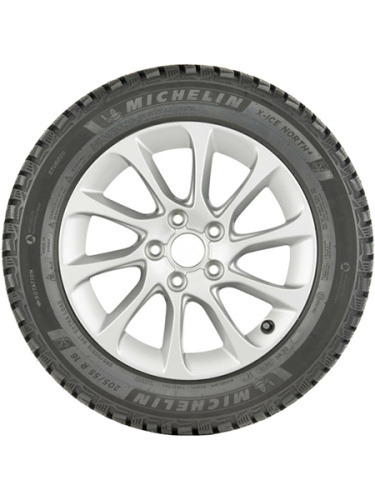 фото протектора и шины X-Ice North 4 Шина Michelin X-Ice North 4 205/65 R16 99T